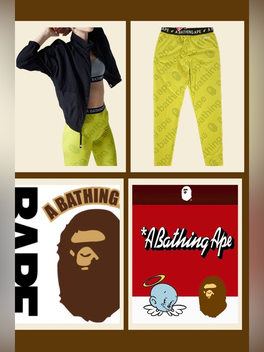 🆕⭐️A BATHING APE LEGGINGS⭐️🆕
